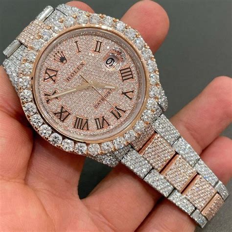 fake iced out watches for sale|best moissanite watches.